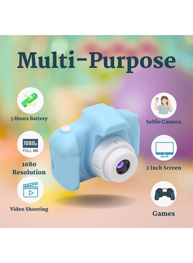 Gecomo Easy-to-Hold Kids Toy Camera for Ages 3-8 – 2 Inch Screen 1080P Digital Camera with 32GB SD Card for Boys & Girls, Mini Rechargeable Child Digital Camera Shockproof Video Camcorder for Outdoor Play - Image 2